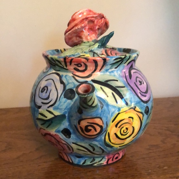 Mary Rose Young Teapot And Three Tea Cups - Picture 2 of 14